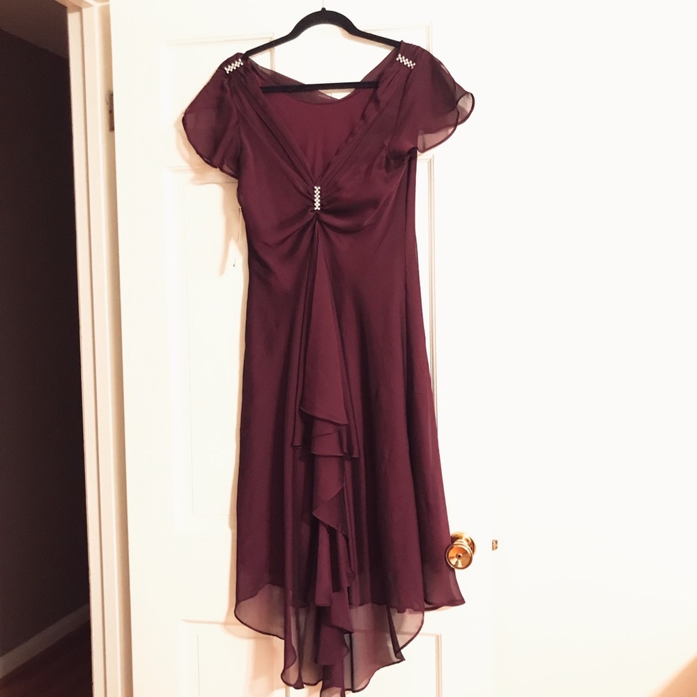 Flowy Purple Dressy Dress